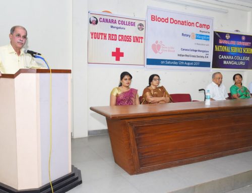 Blood donation camp in association with Rotary Club