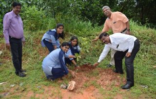 Vanamahotsva celebration at Sharada Vidhyaniketan PU College, Talapady